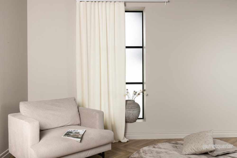 Elma gardiner 140x290, off-white (manchesterkänsla)