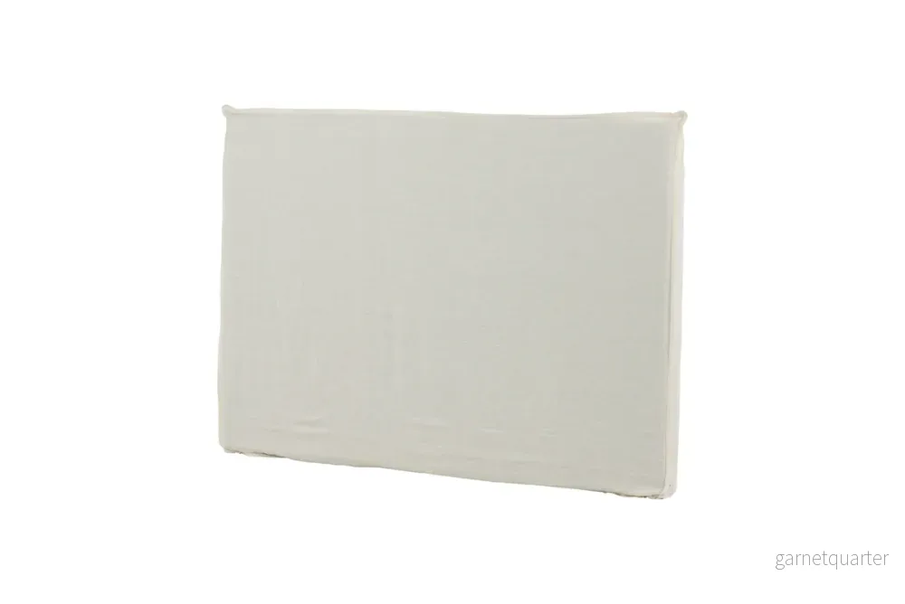Signe sänggavelöverdrag i linne 180 x 140, off-white - Bild 3