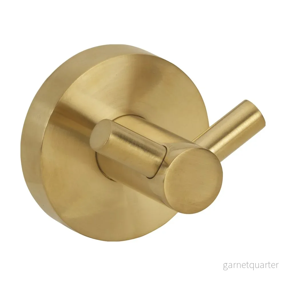 Duschbyggarna Handdukskrok Brass Dubbel Duschbyggarna Handdukskrok Brass Dubbel