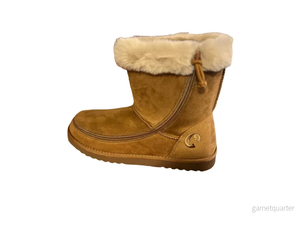 BILLY Cozy Boots: Bred vinterkänga med blixtlås – Ideell för breda fötter och skenor CAMEL BILLY Cozy Boots: Bred vinterkänga med blixtlås – Ideell för breda fötter och skenor CAMEL