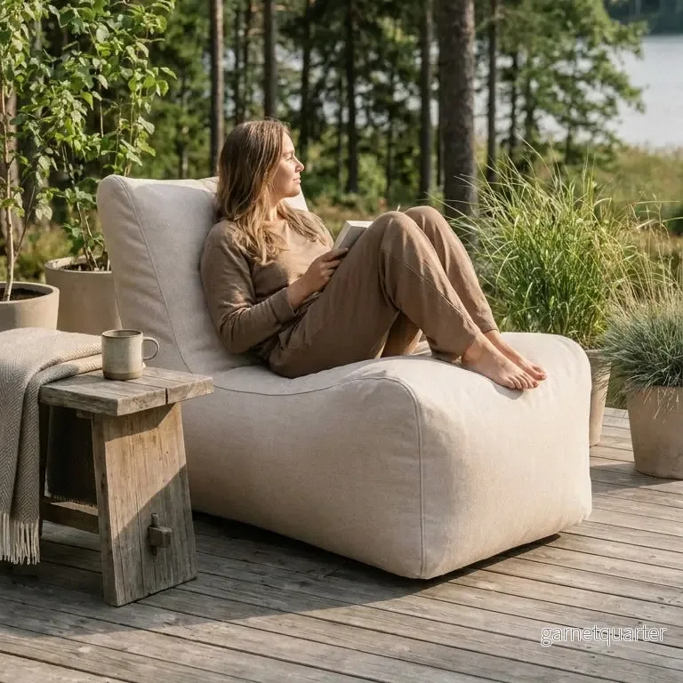 Sittsäck Lounge Riviera Beige Sittsäck Lounge Riviera Beige
