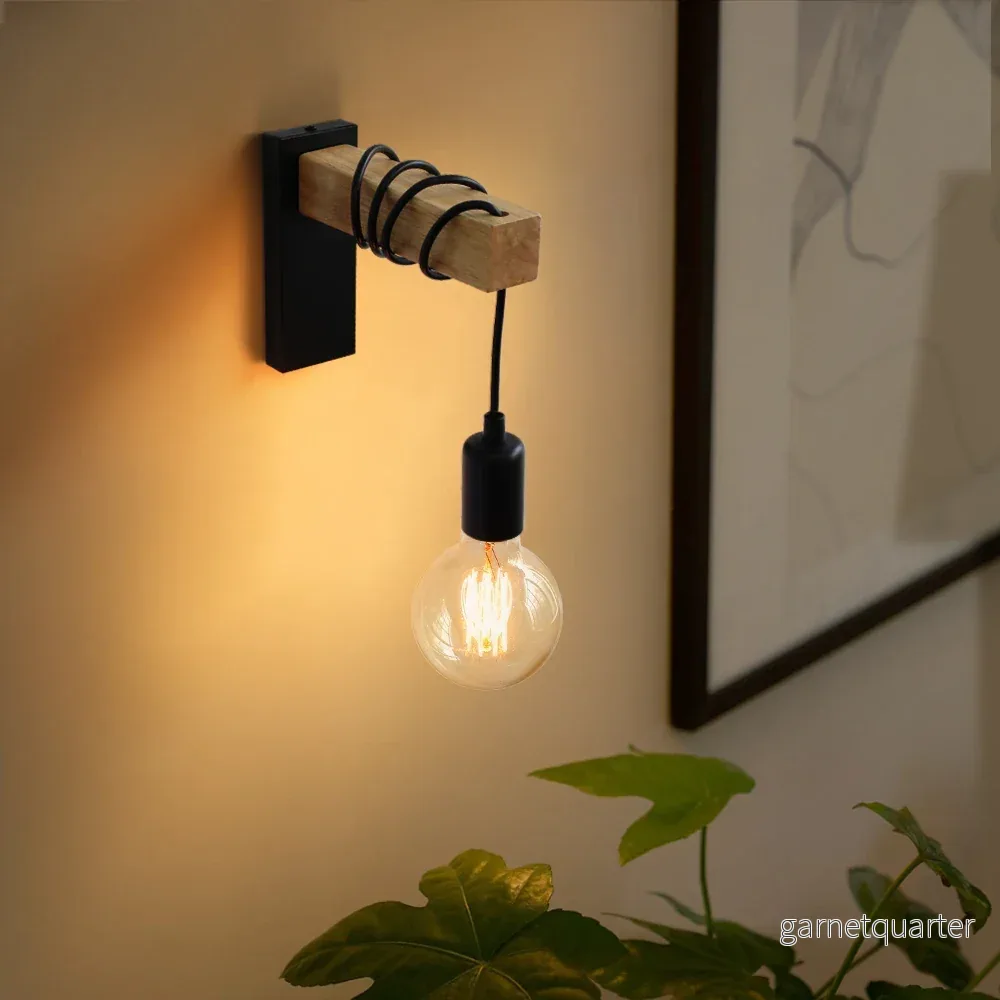 Retro LED Vägglampa E27 Sockel - Bild 2