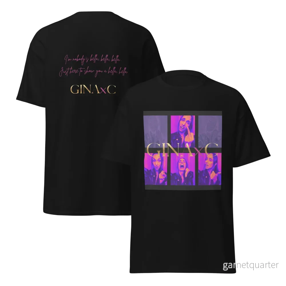 GINAxC - Attitude Color Pop with quote from "My Darkness (Dorian Gray)" on Back - Unisex classic tee - Bild 3