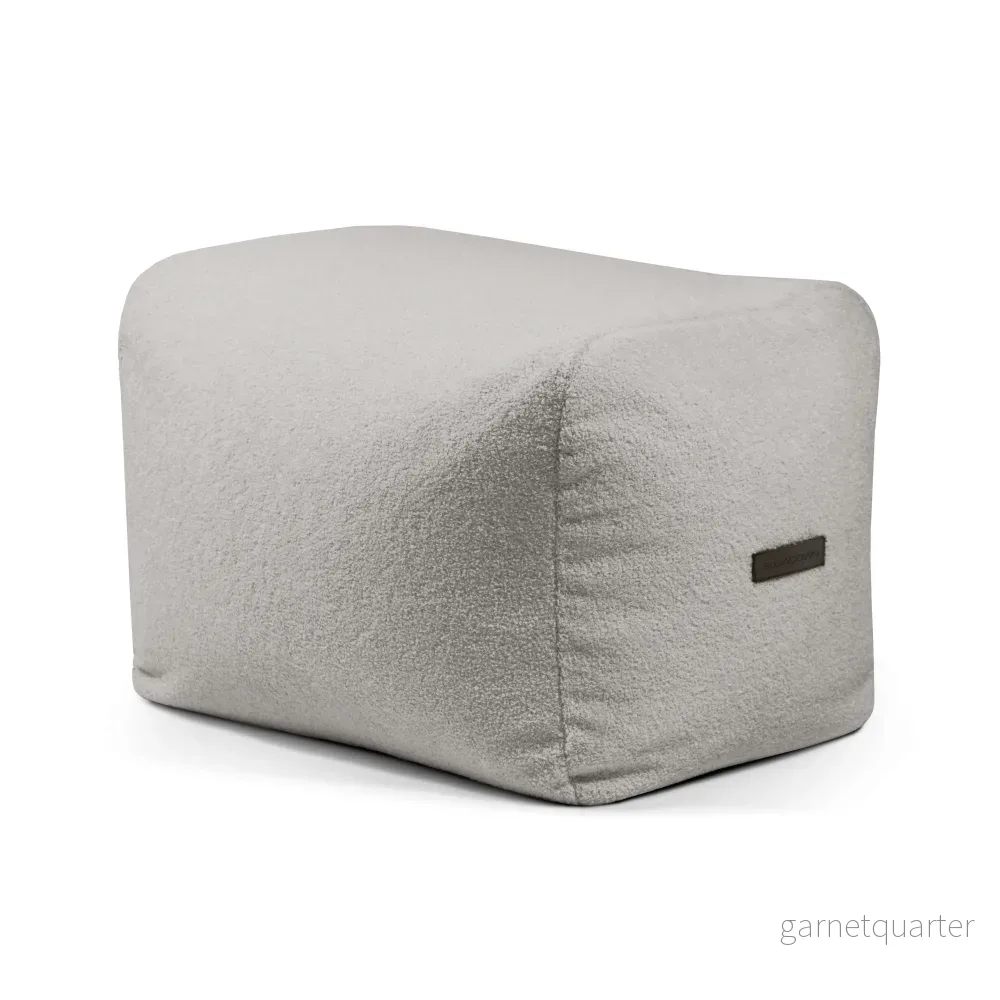 Sittpuff Plus 70 Teddy White Grey Sittpuff Plus 70 Teddy White Grey