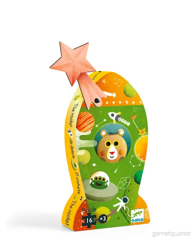 Djeco Siluettepussel Rocket Djeco Siluettepussel Rocket