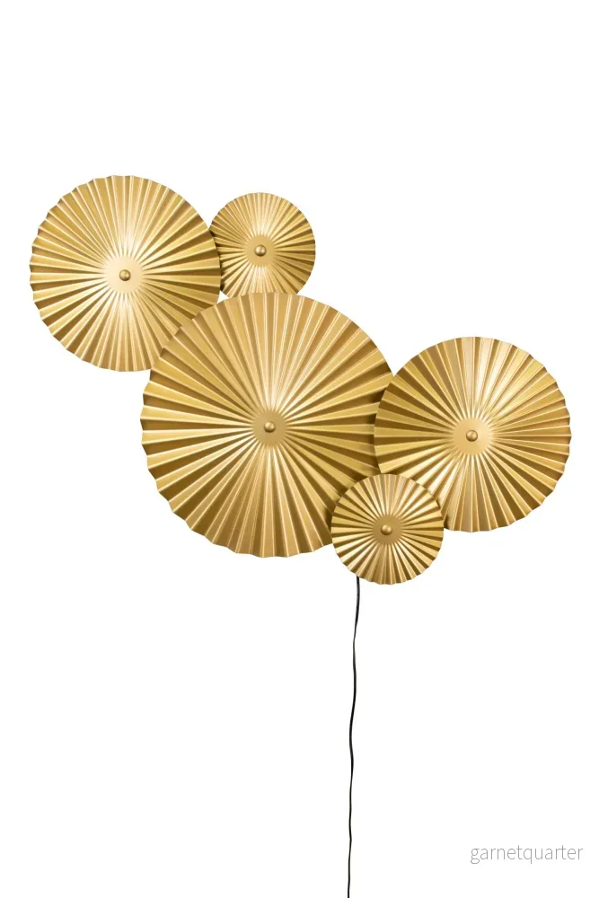 VÄGGLAMPA OMEGA GULD VÄGGLAMPA OMEGA GULD