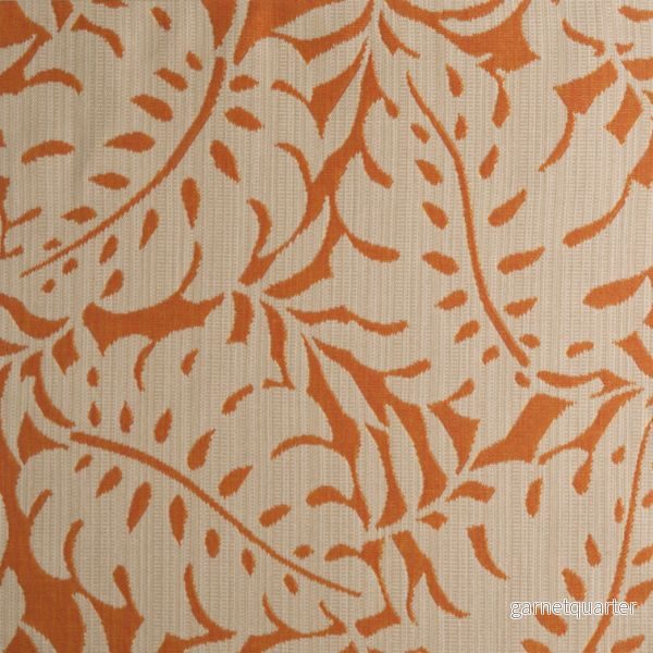Dynväv Orange Monstera (beige blad) 1290:-/m