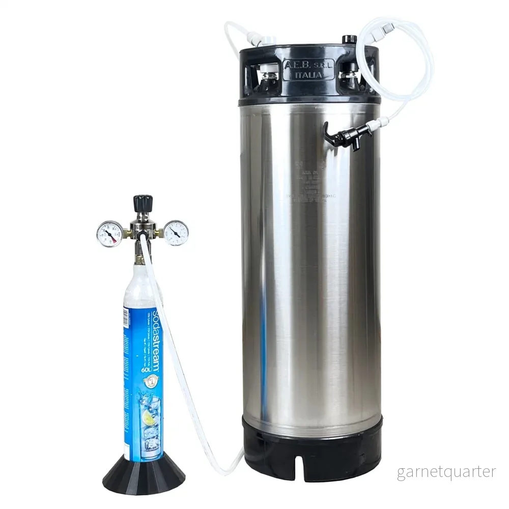 Fatpaket 425g Sodastream 23L fat med pushfit snabbkopplingar Fatpaket 425g Sodastream 23L fat med pushfit snabbkopplingar