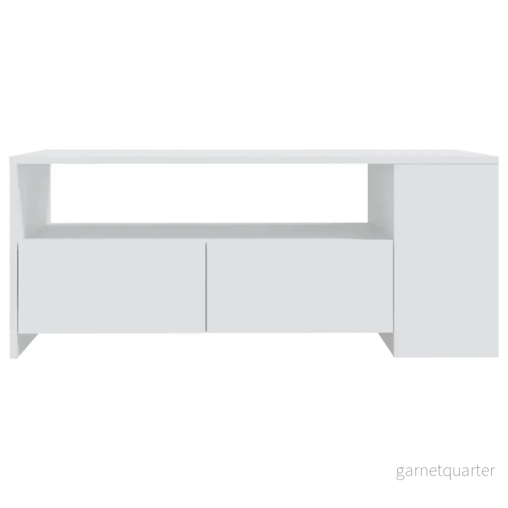 Soffbord – vitt, 102×55×42 cm - Bild 3