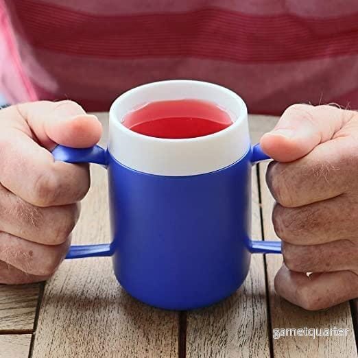 Senior - Ergonomisk termo drickskopp med 2 handtag - 180 ml. 3 färger - Bild 3