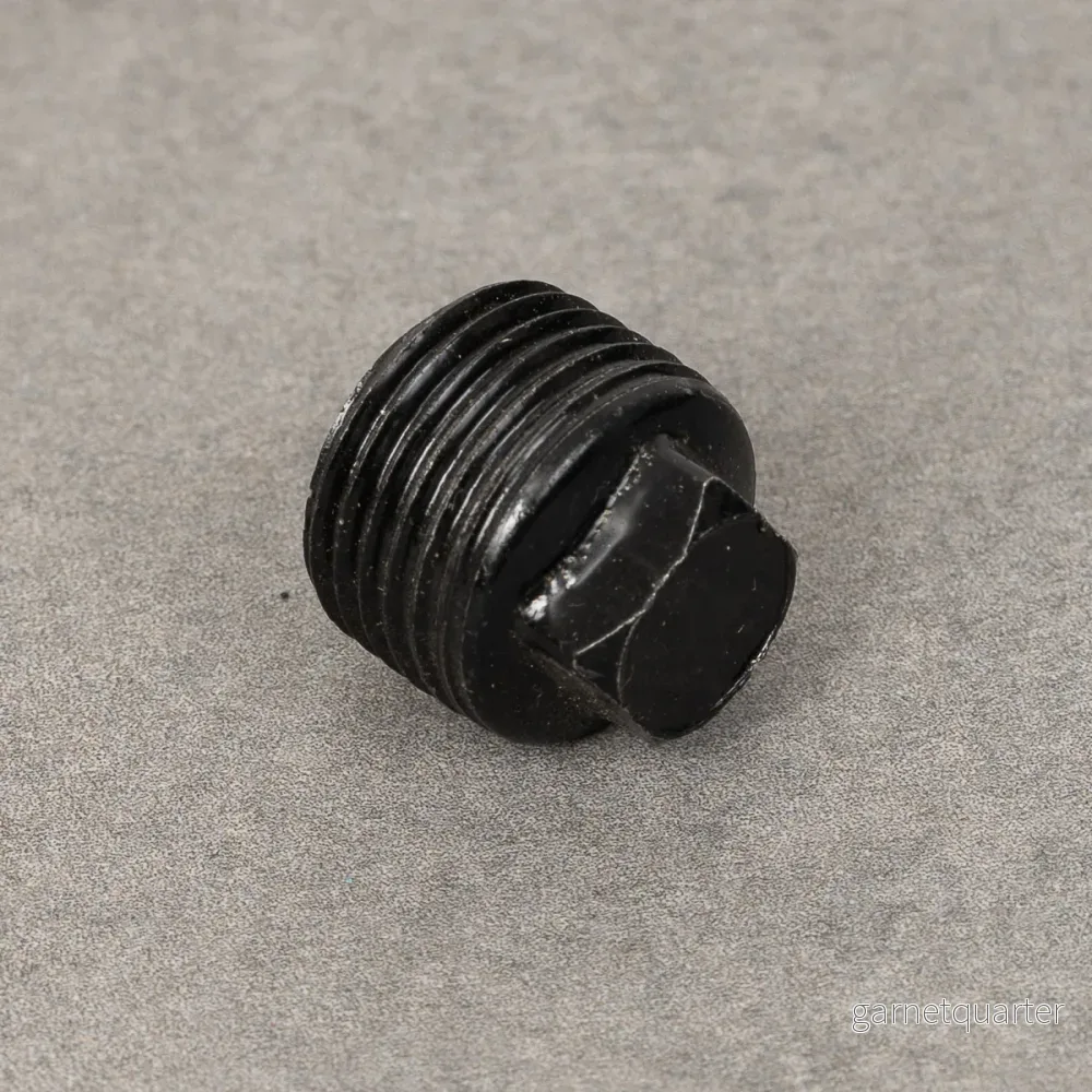 Rörplugg - 20 mm - Svartlackerad - Bild 3