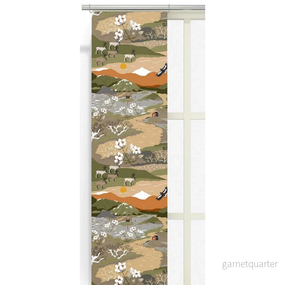 Arvidssons Textil Panelgardin Fjällvandring 2-pack - Bild 3