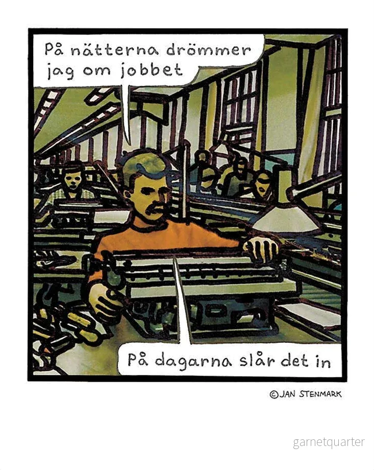 Jan Stenmark – Jobbet – 24 x 30
