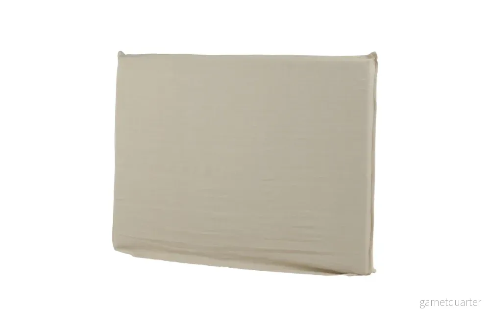 Signe sänggavelöverdrag i linne 180 x 140 cm, beige - Bild 2