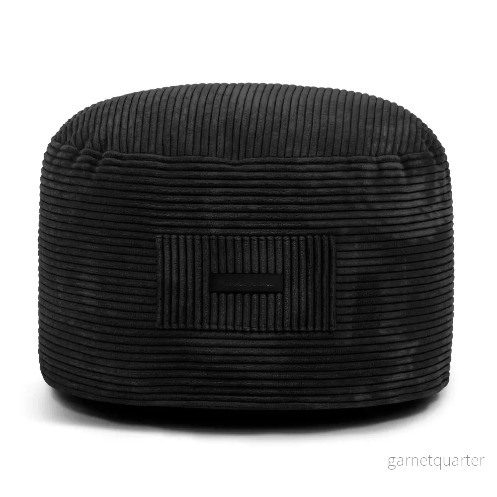 Footstool On 60 Waves Black