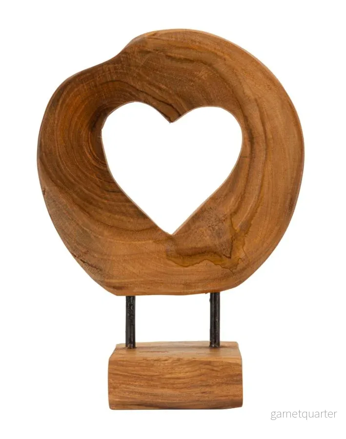 Mauro Ferretti Hasi skulptur i teak Mauro Ferretti Hasi skulptur i teak