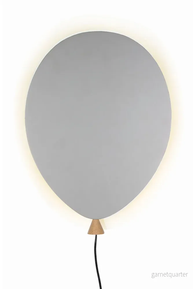 VÄGGLAMPA BALOON GRÅ VÄGGLAMPA BALOON GRÅ