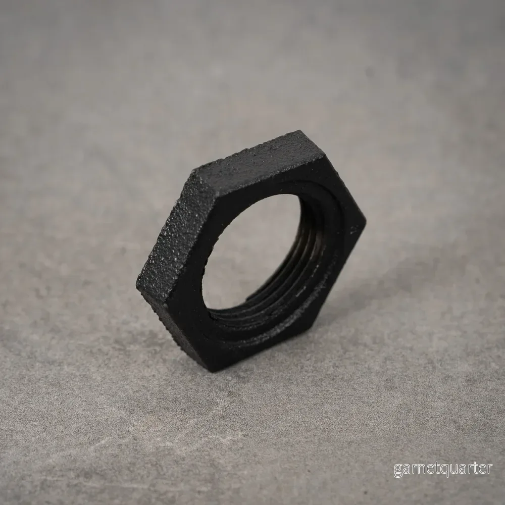 Låsmutter - 32 mm - Svartlackerad - Bild 2