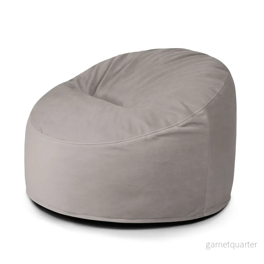 Barnfåtölj Sittsäck Om 85 Barcelona White Grey