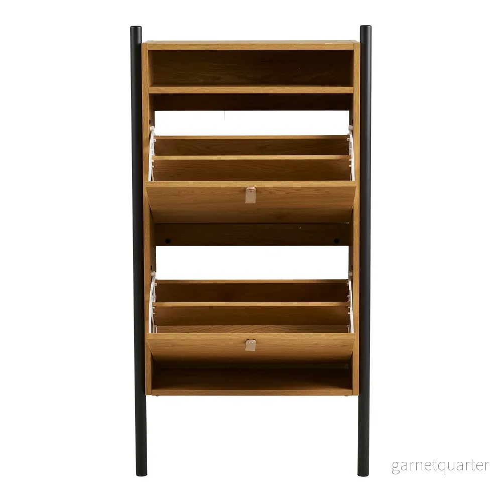 House Nordic Barco skoskåp 62×26×118 cm – ek-look - Bild 2
