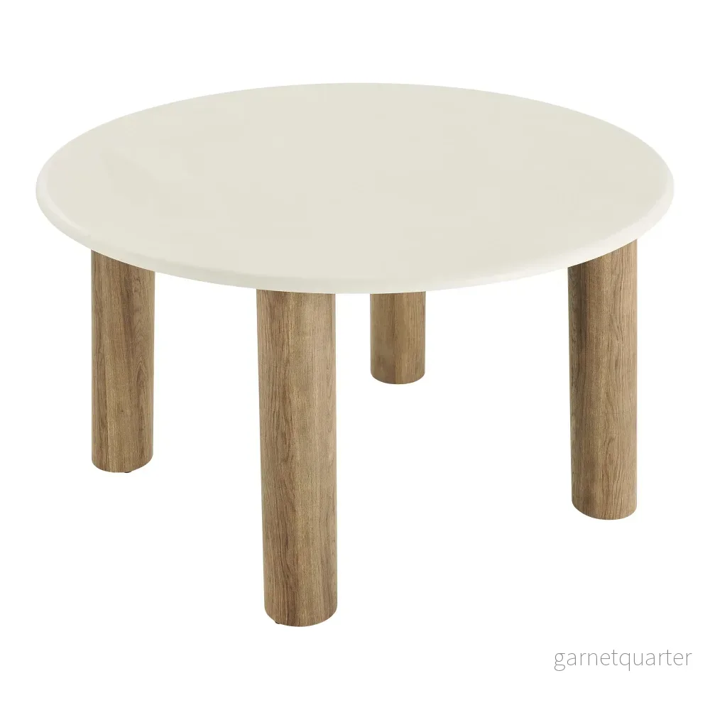 House Nordic Fondi runt matbord Ø120 cm – sand/brun - Bild 2