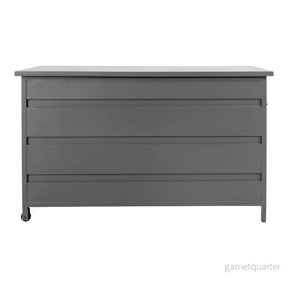 House Nordic Cassis dynbox 450 L i aluminium – grå