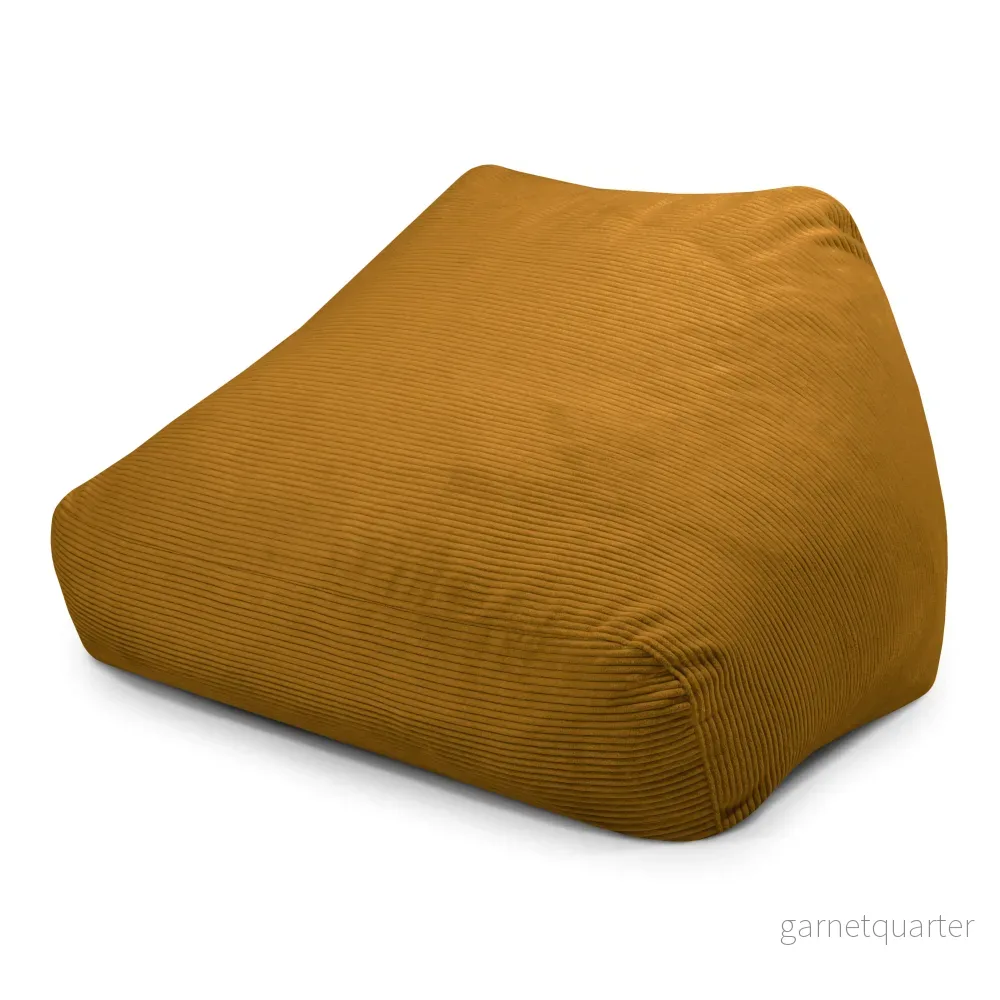 Fåtölj Sittsäck Soffa Snug Waves Mustard