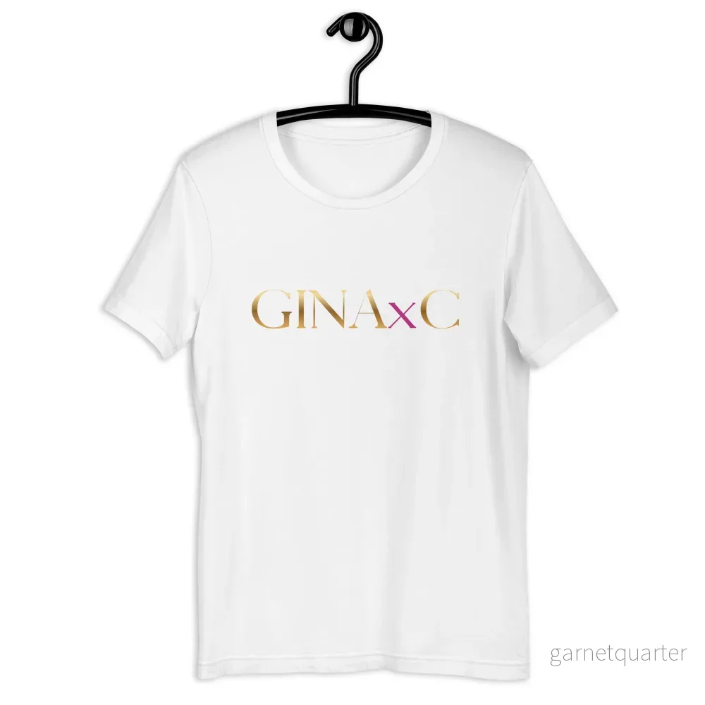 GINAxC - GOLD LOGO - Unisex staple eco t-shirt