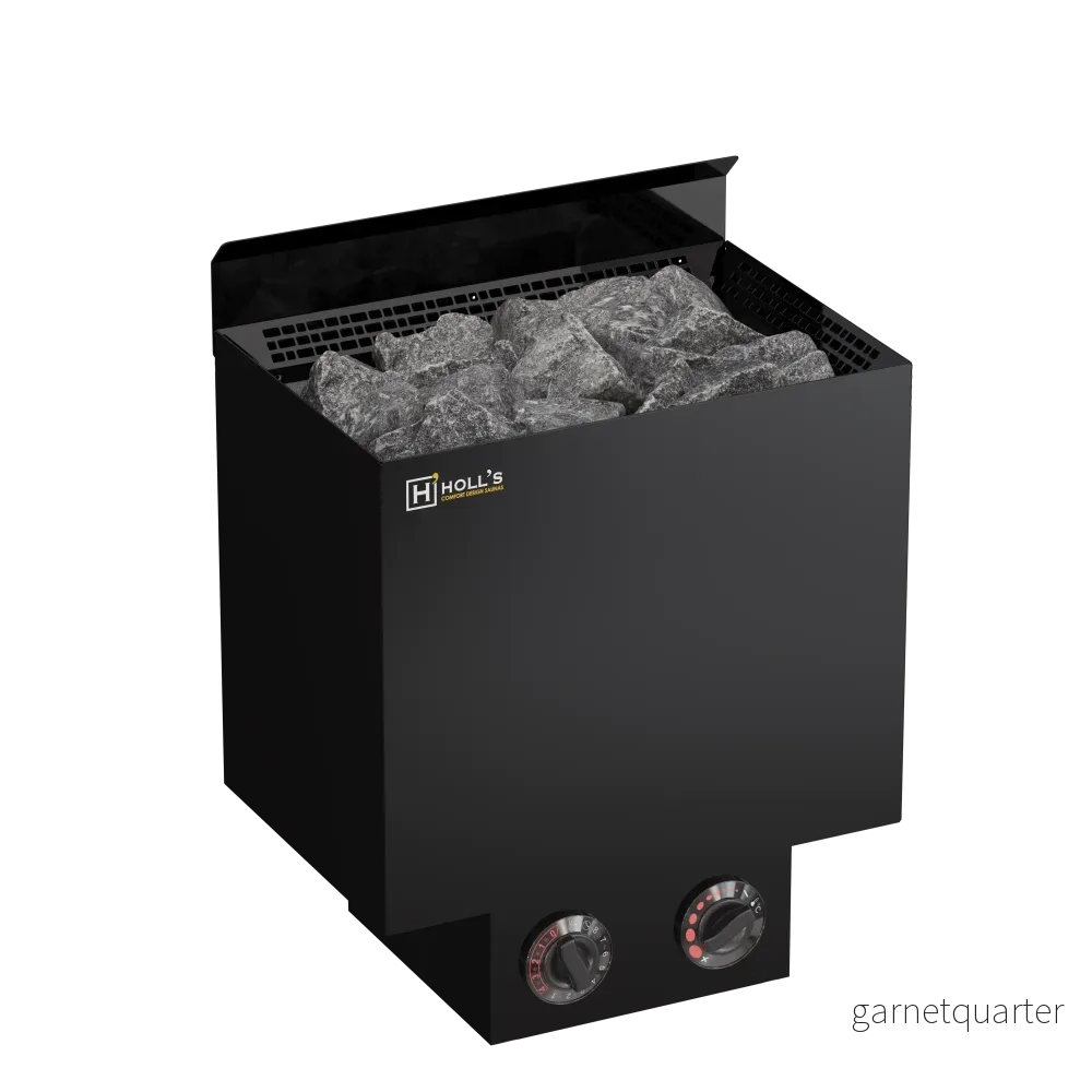 Bastuaggregat HOLL’S VULKANO Black 6,0 kW