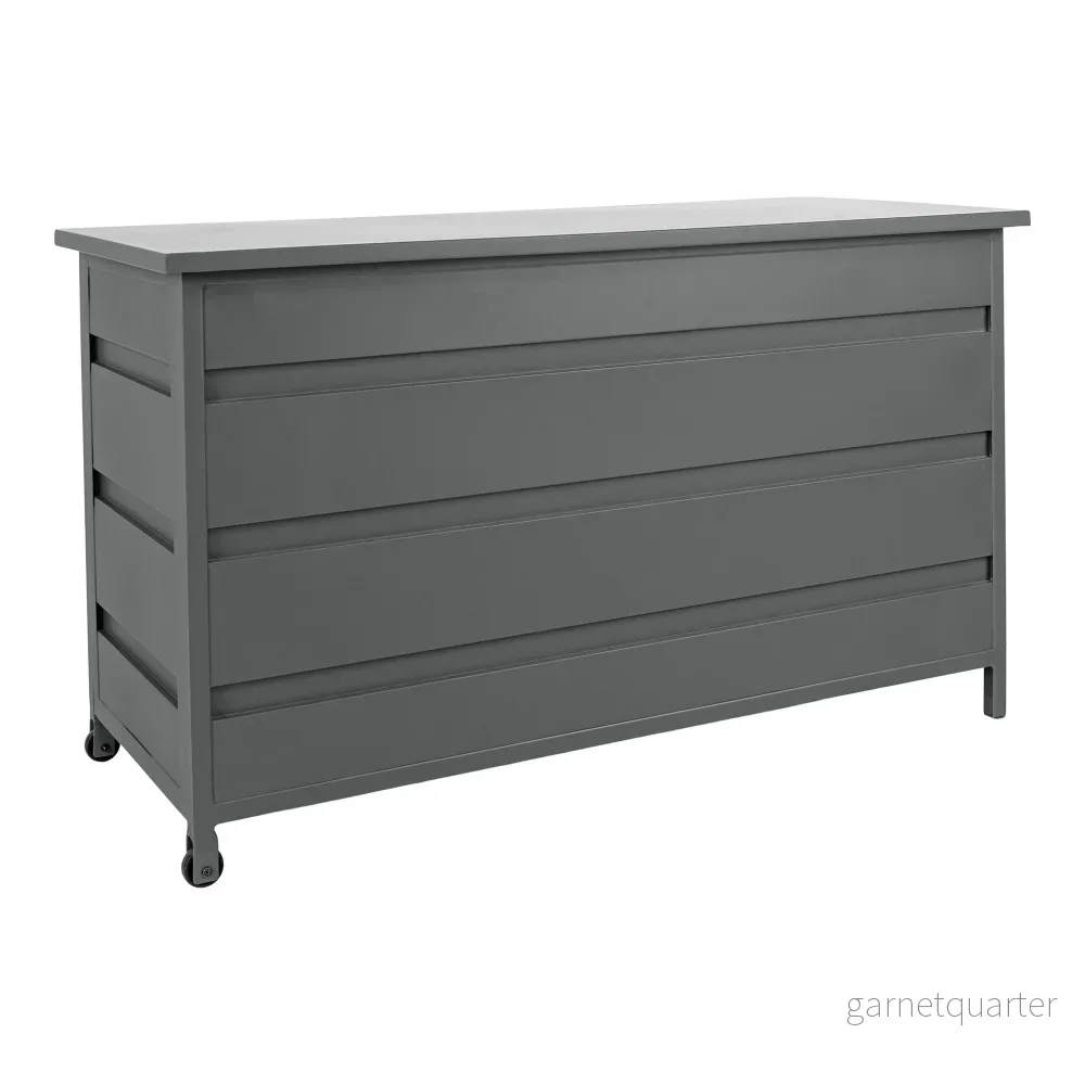 House Nordic Cassis dynbox 450 L i aluminium – grå - Bild 3