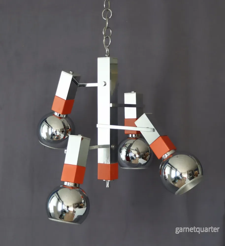Italiensk Taklampa Space Age 1960/70-tal. Nr A671