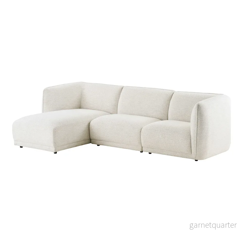House Nordic Noor loungesoffa – vänstervänd, offwhite - Bild 2
