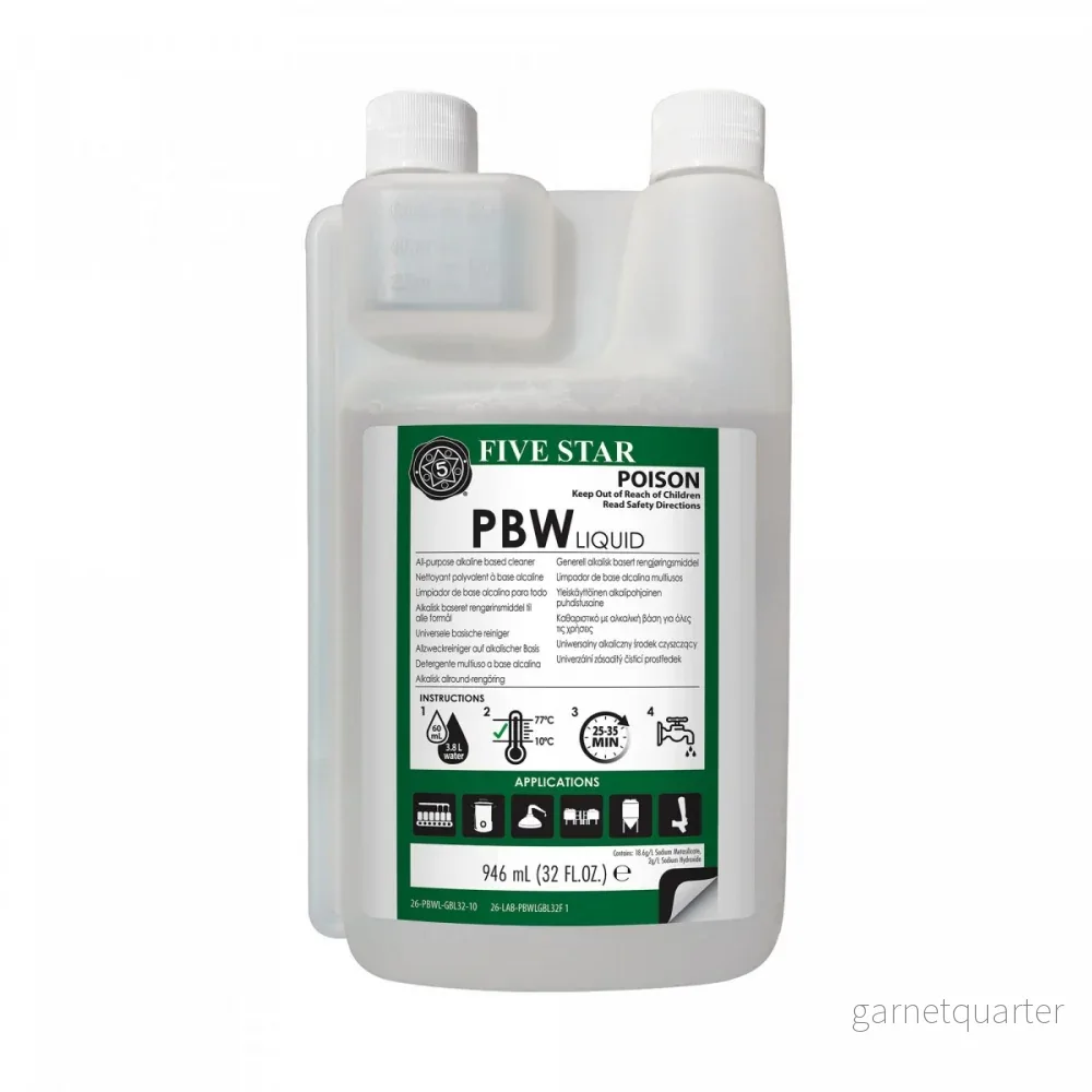 PBW Liquid 32oz (9,4dl) rengöringsmedel PBW Liquid 32oz (9,4dl) rengöringsmedel