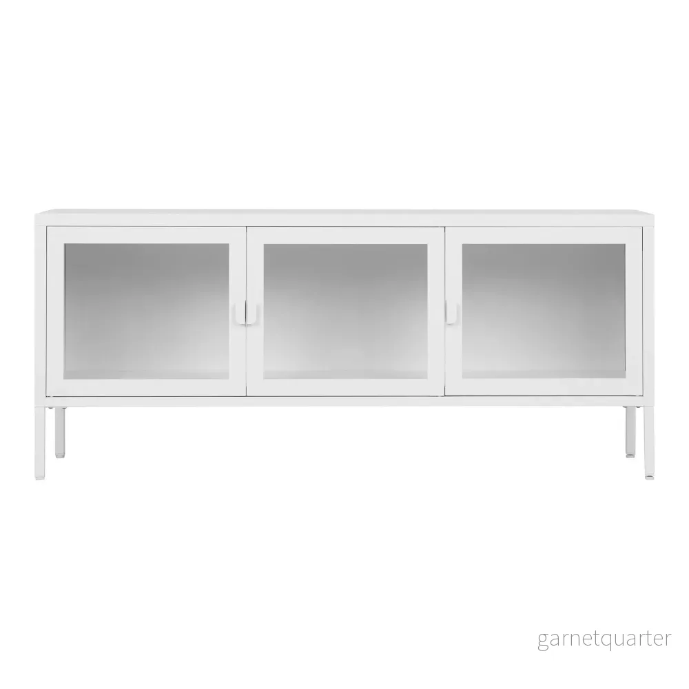 House Nordic Brisbane tv-bänk – vit, 130 × 40 × 55 cm House Nordic Brisbane tv-bänk – vit, 130 × 40 × 55 cm