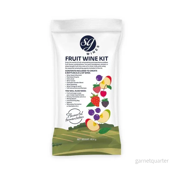 SG Wines Fruit Wine Kit – Startpaket för fruktvin