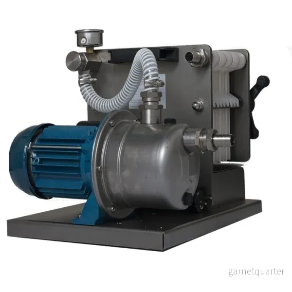 FCP10T Professionellt Plattfilter för bord 20x20 med pump (för 10 filterplattor) - Grifo - Bild 3