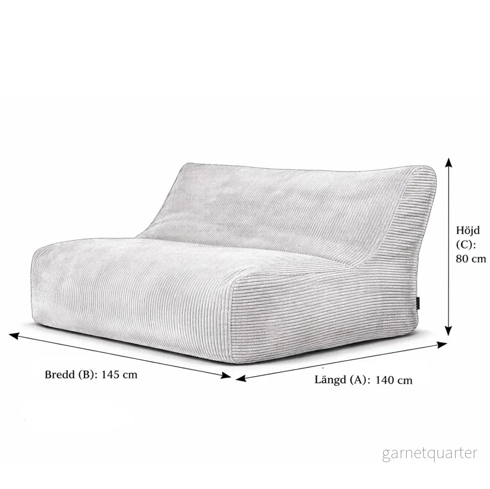 Sittsäck Soffa Lounge Nordic Red - Bild 3