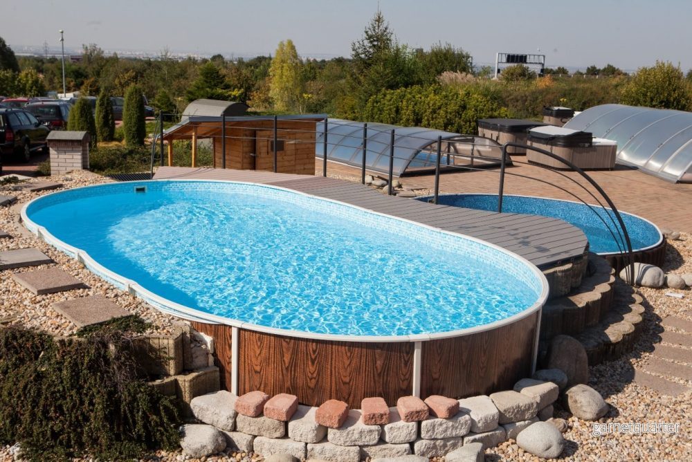 Pool Mountfield Azuro Vario Trä Oval 5,5×3,7×1,2 m