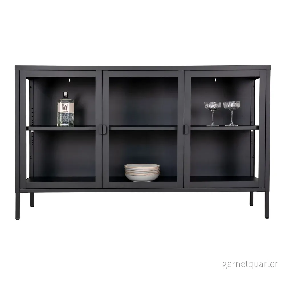 House Nordic Brisbane skänk – svart, 140 × 40 × 85 cm - Bild 2