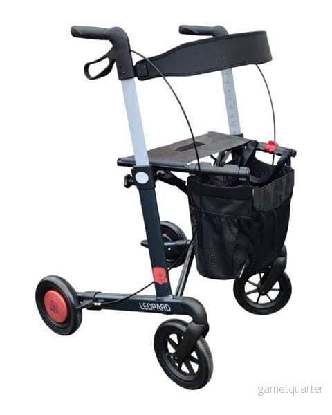 ”ROLLO-SAFE bromsrollator”. Lättviktsrollator med unikt bromssystem. UNIK