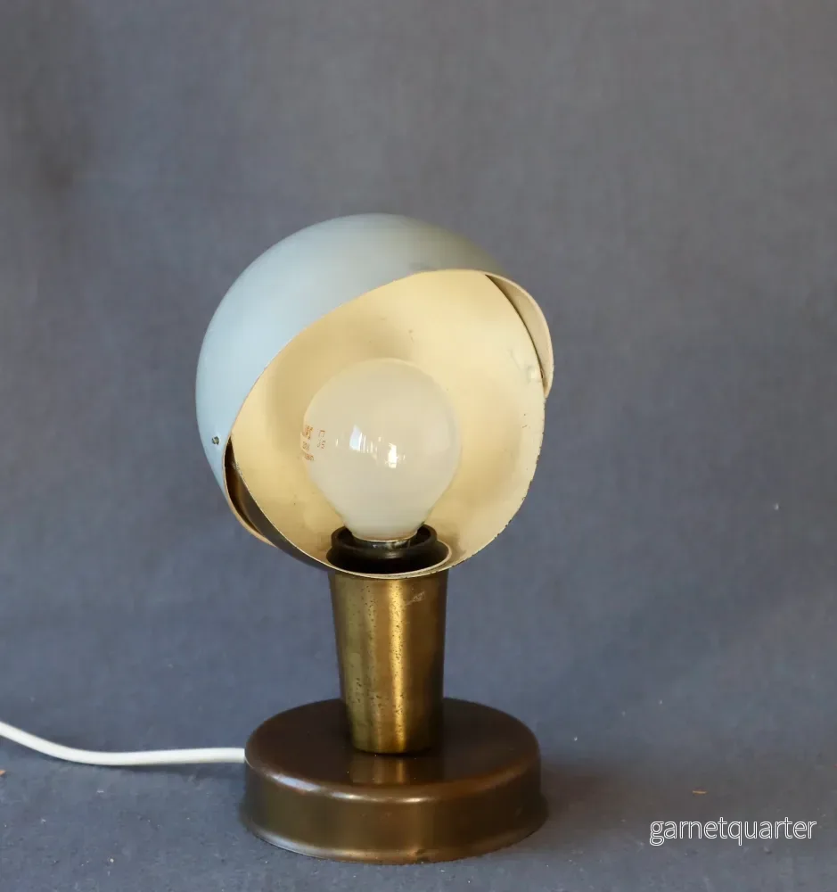 Bordslampa i mässing Art Deco 1930-tal Nr B428