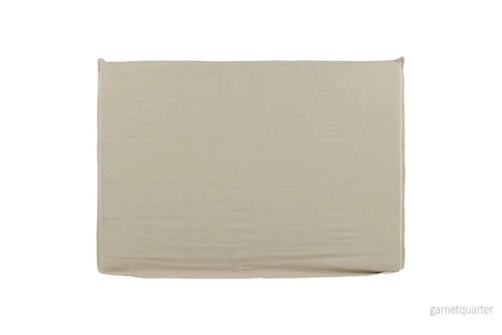 Signe sänggavelöverdrag i linne 180 x 140 cm, beige