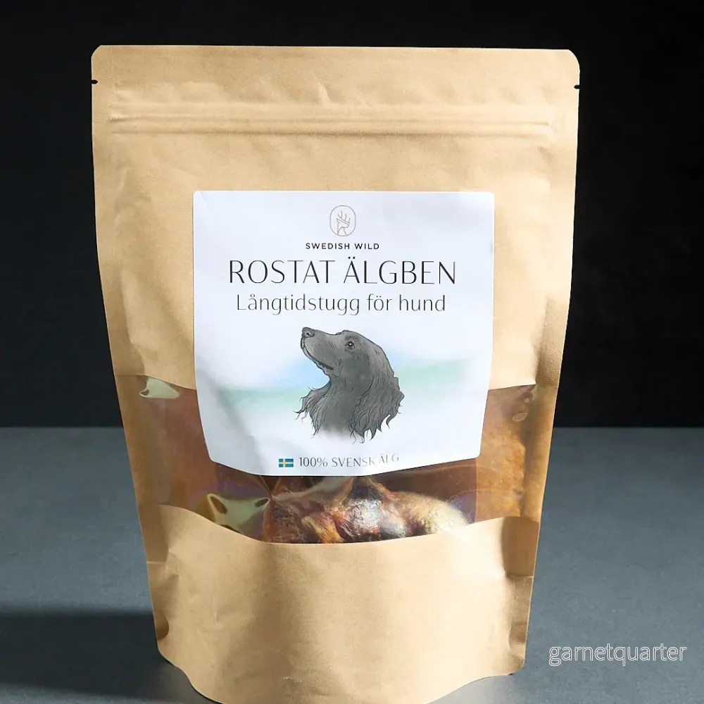 Rostat älgben – långtidstugg Rostat älgben – långtidstugg