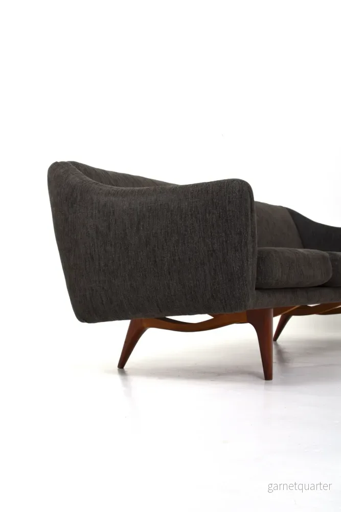 Soffa "ML-140" av Illum Wikkelsø för A. Mikael Laursen & Søn, Danmark, 1950tal - Bild 2