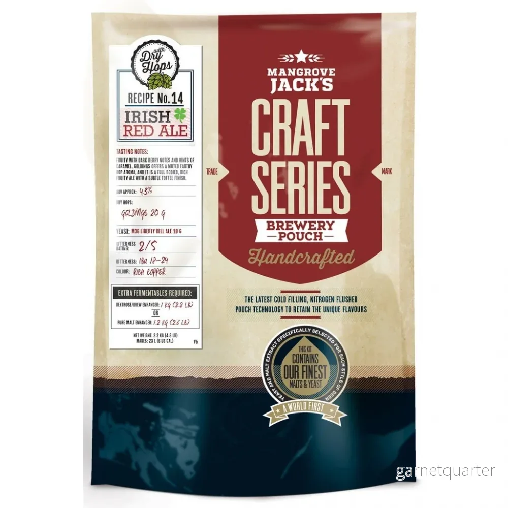 Craft Series Irish Red Ale ekstraktkit – 2,2kg Craft Series Irish Red Ale ekstraktkit – 2,2kg