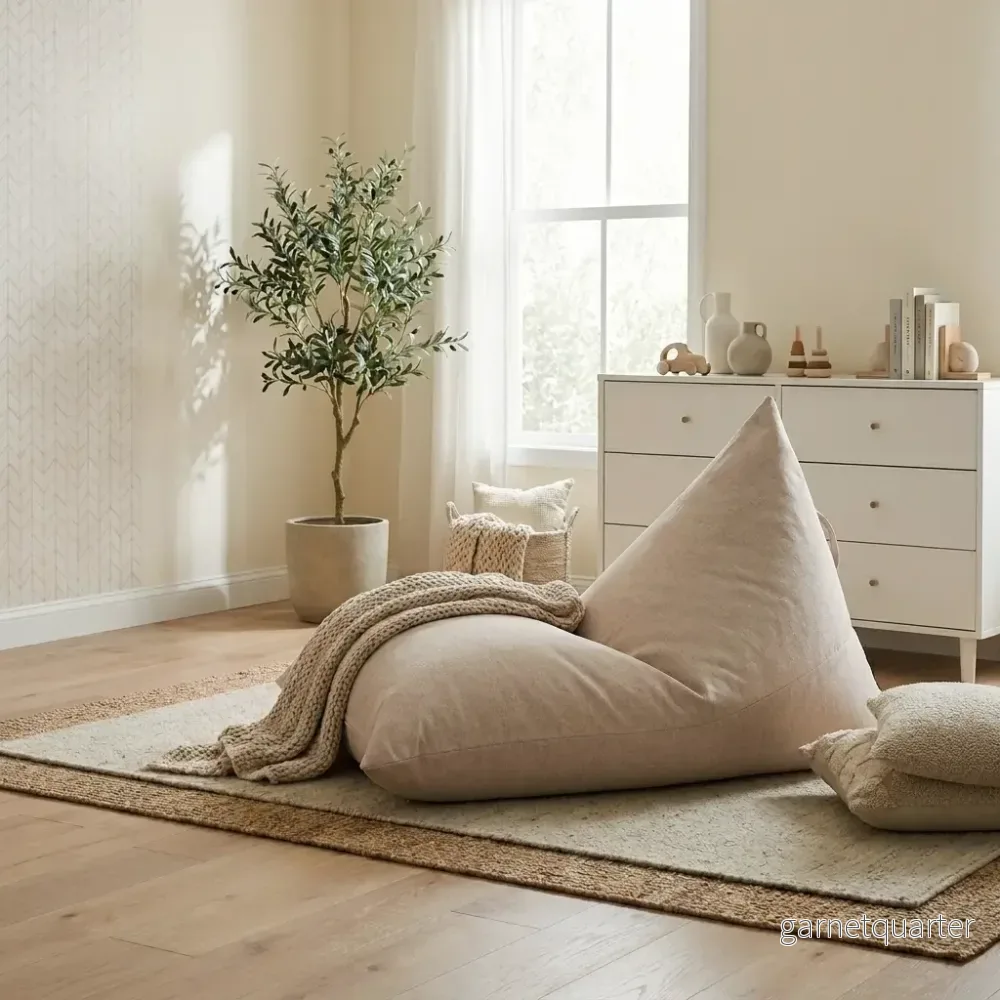 Sittsäck Barnfåtölj Razzy Riviera Beige