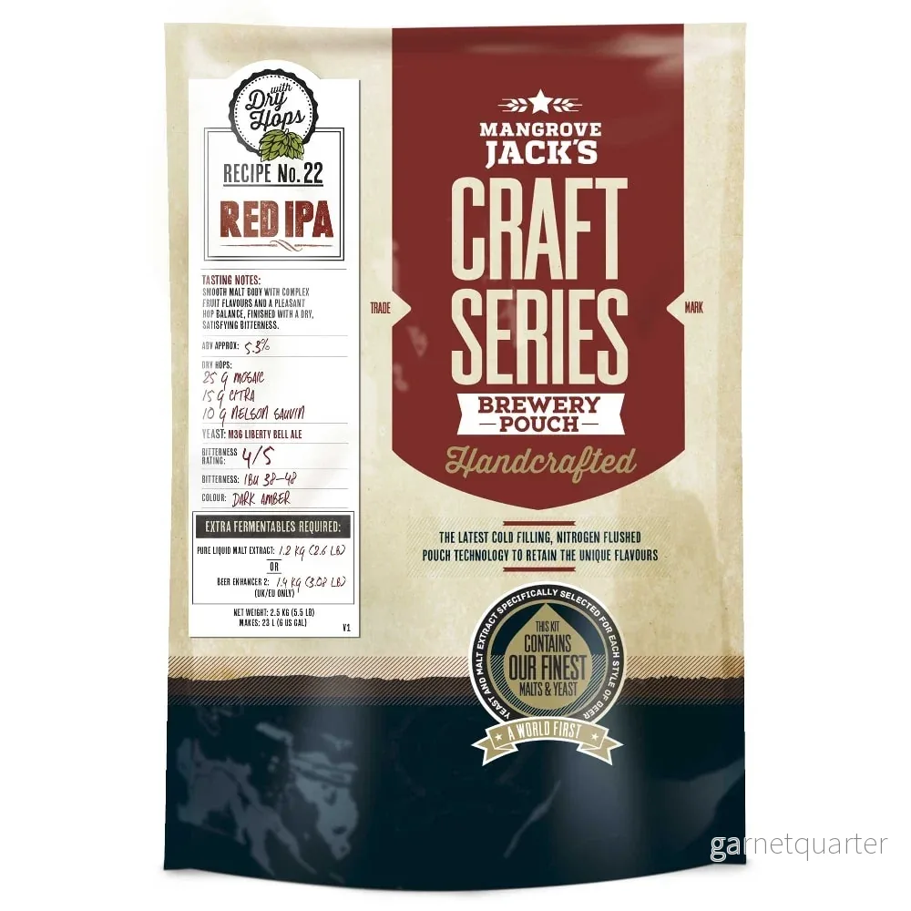 Craft Series Red IPA ekstraktkit – 2,5kg Craft Series Red IPA ekstraktkit – 2,5kg