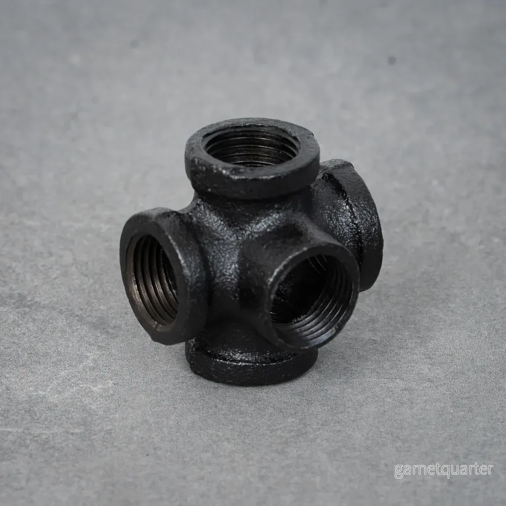 Fem-koppling - 20 mm - Svartlackerad - Bild 2