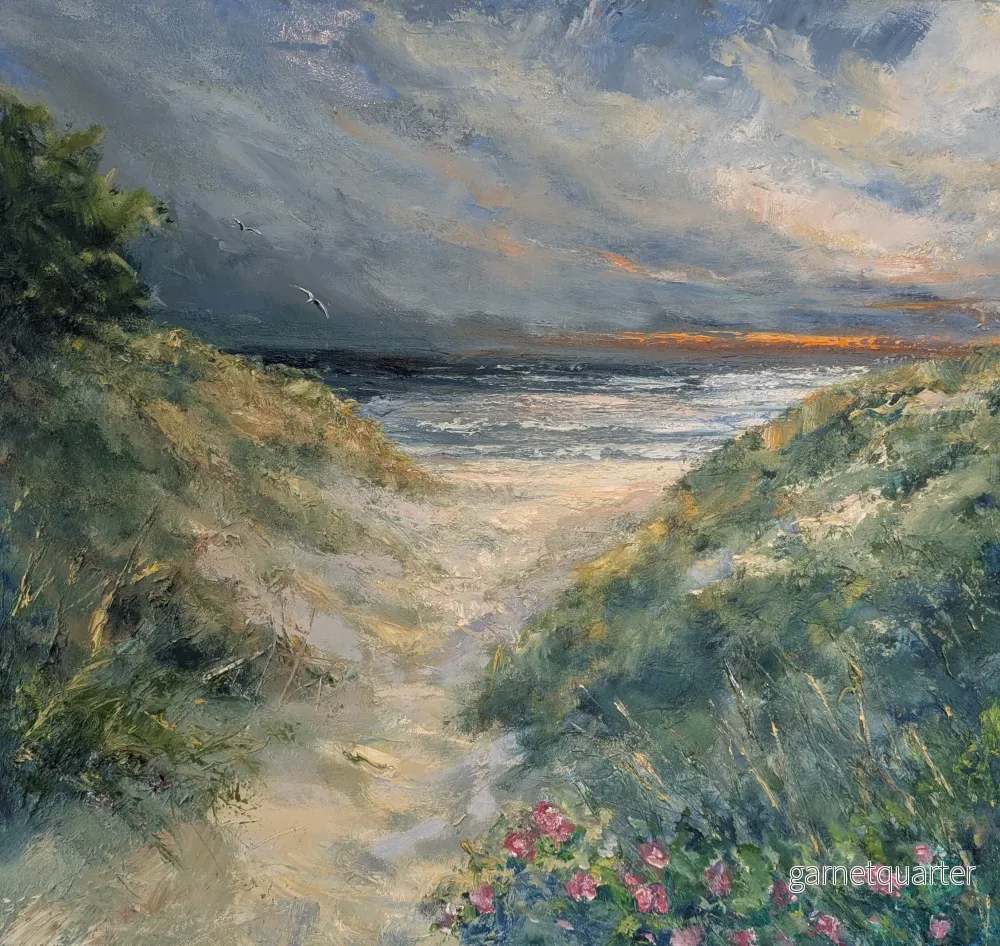 Kathrin Bernekorn – Skymning vid havet Kathrin Bernekorn – Skymning vid havet