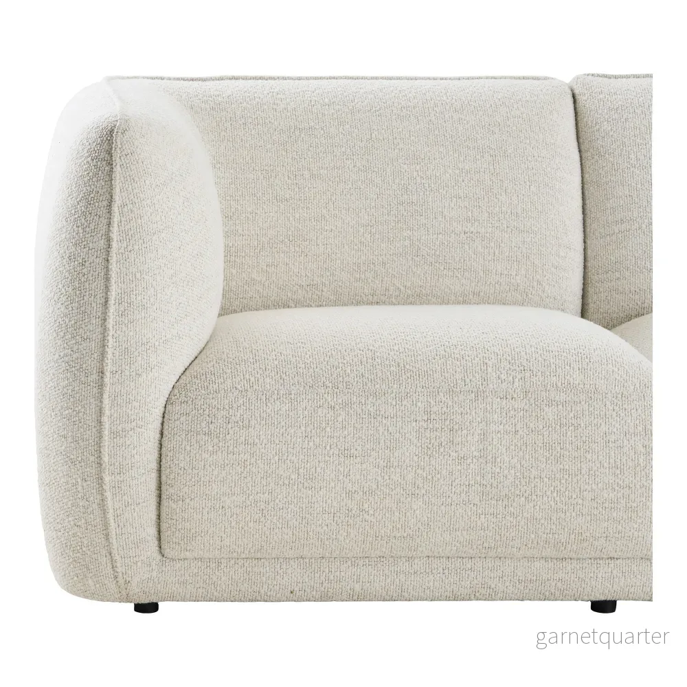 House Nordic Noor loungesoffa – högervänd, off-white - Bild 3